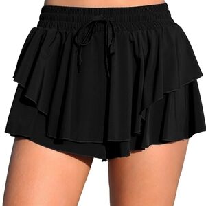 Women's 3" High Waisted Swim Board Shorts Quick Dry Flowy Shorts with Pockets